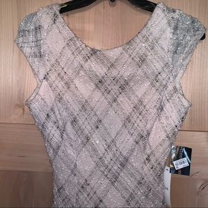 Size 3/4, off white, formal dress